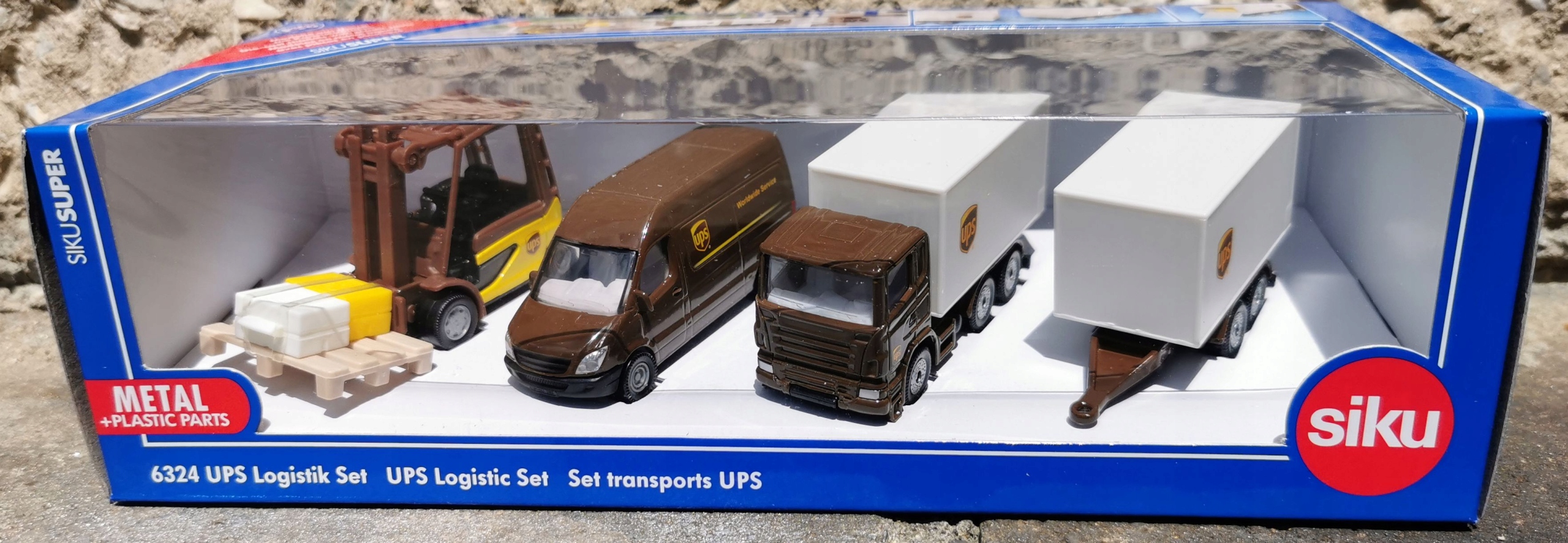 

Siku Zestaw Metal Pojazdy Logistyczne Ups 6324