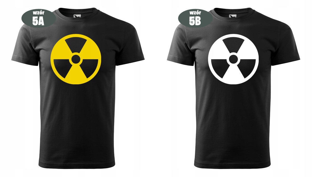 Koszulka RADIOACTIVE BIOHAZARD wiele wzorów S-XXL Rozmiar M