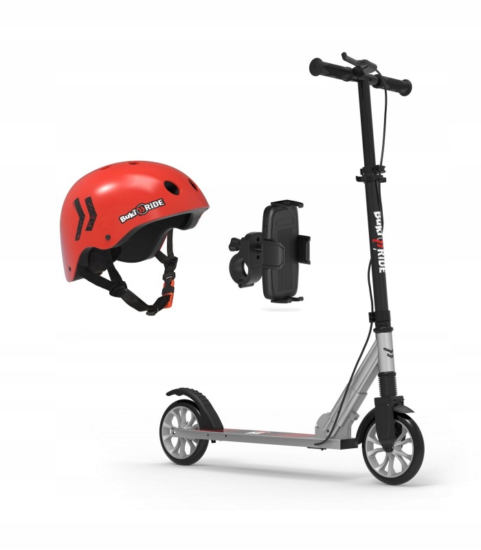 Buki Hulajnoga dla dzieci młodzieży Metalowa Kask