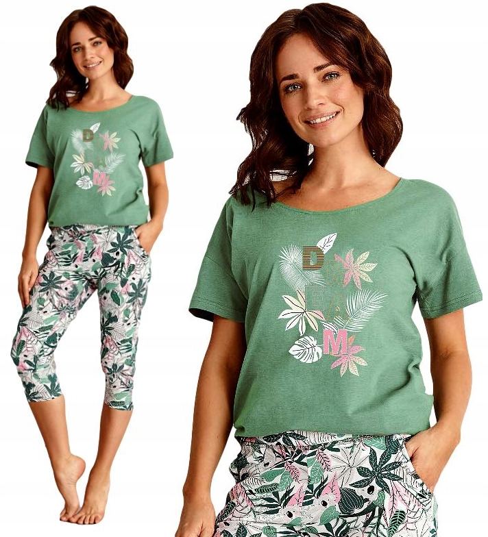 

Piżama damska Taro Kali Kwiaty bawełna roz.S