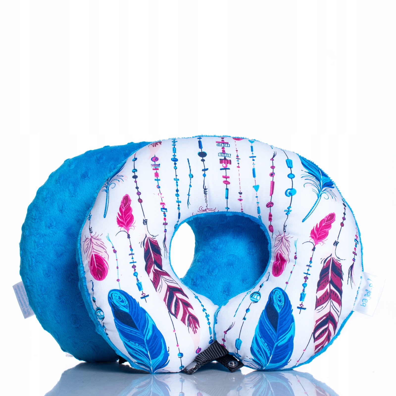 Poduszka podróżna dla dzieci rogal zagłówek