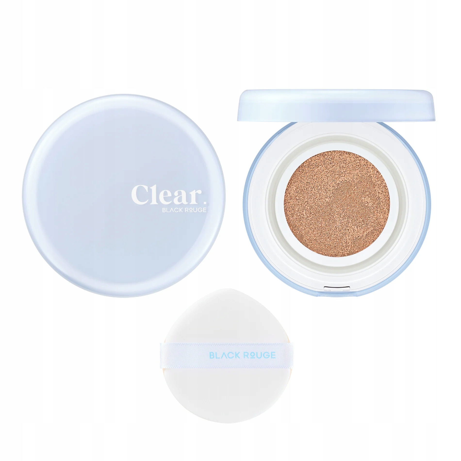 Black Rouge Thin Layer Clear Cushion podkladová báze SPF50+ 14 g Nuts