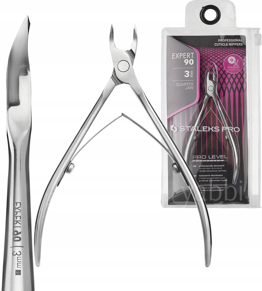 Staleks Kleštičky na kůžičku 3 mm Expert NE-90-3 Originál!