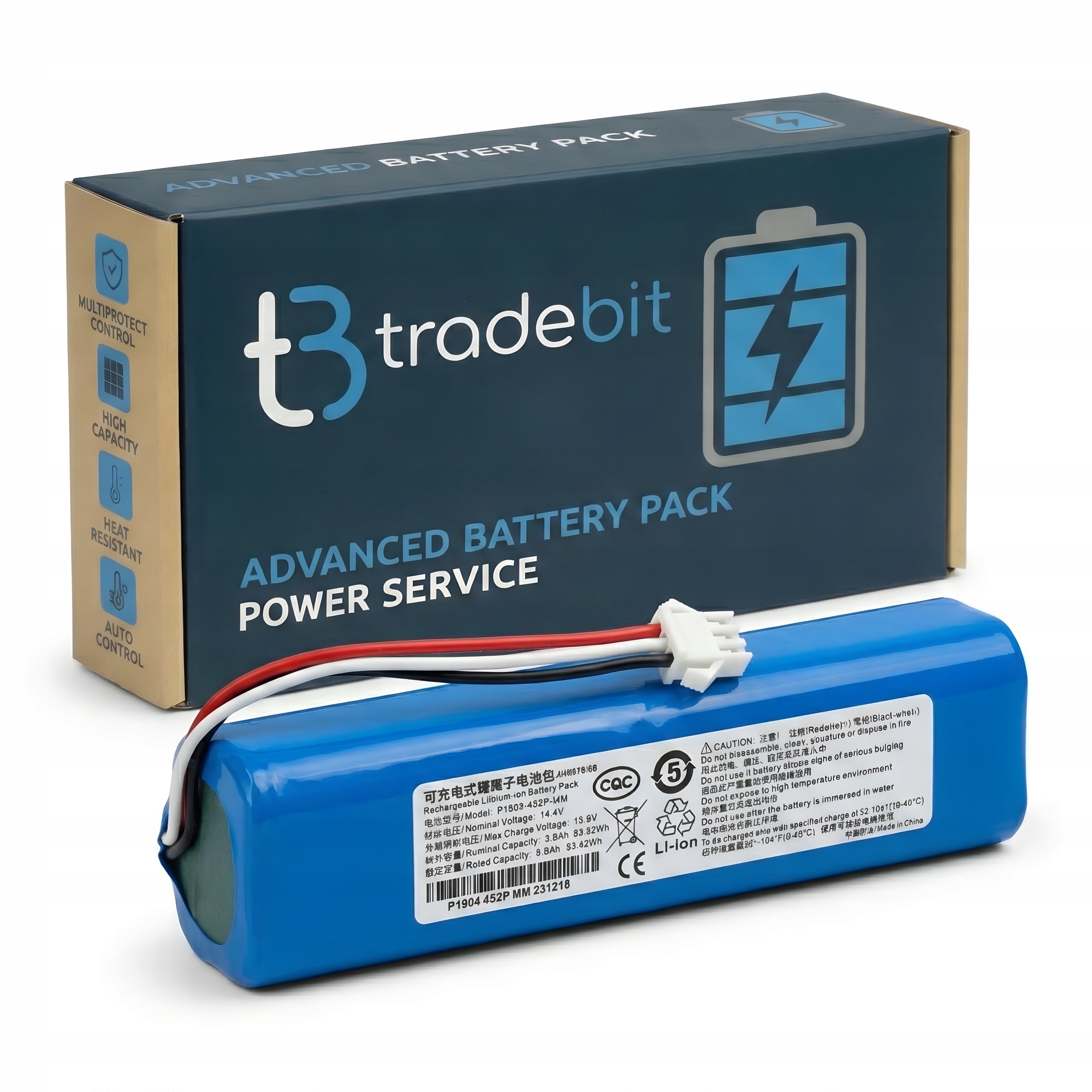 Bateria Akumulator do odkurzacza Xiaomi Roidmi Eve Plus 14,4 V 5800 mAh