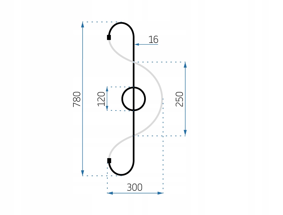 KINKIET LAMPA ŚCIENNA LONG BLACK LINA LED Rodzaj gwintu zintegrowane źródło LED