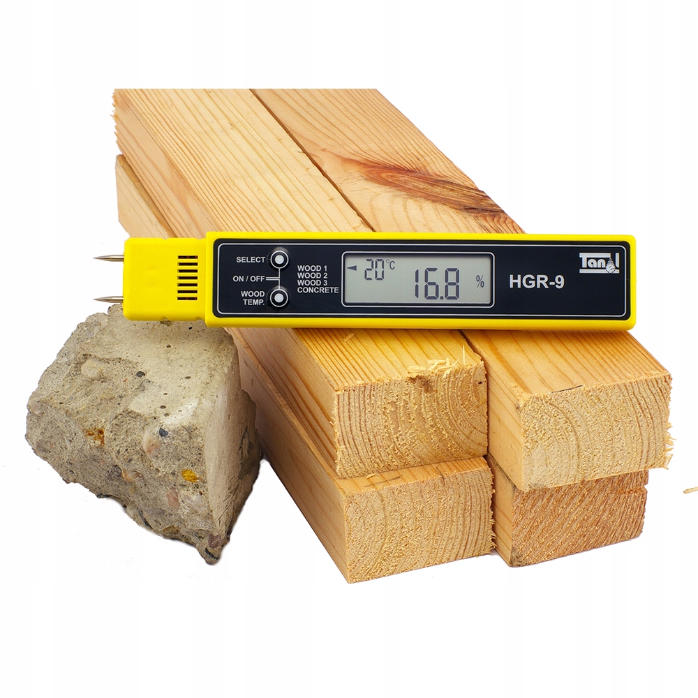 Wilgotnościomierz Do Drewna i Betonu HGR-9 Tanel