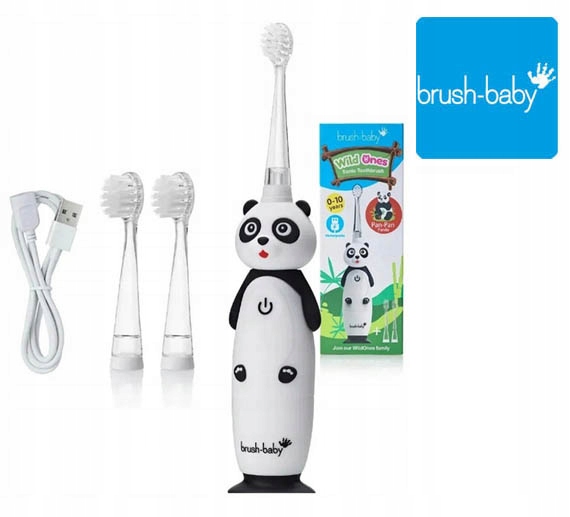 Brush-baby WildOnes Panda szczoteczka soniczna (0-10 lat)