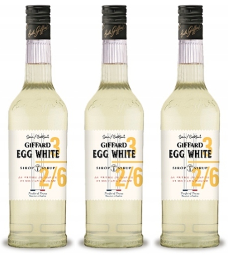 3x Syrop egg white Giffard 700 ml białko jajka