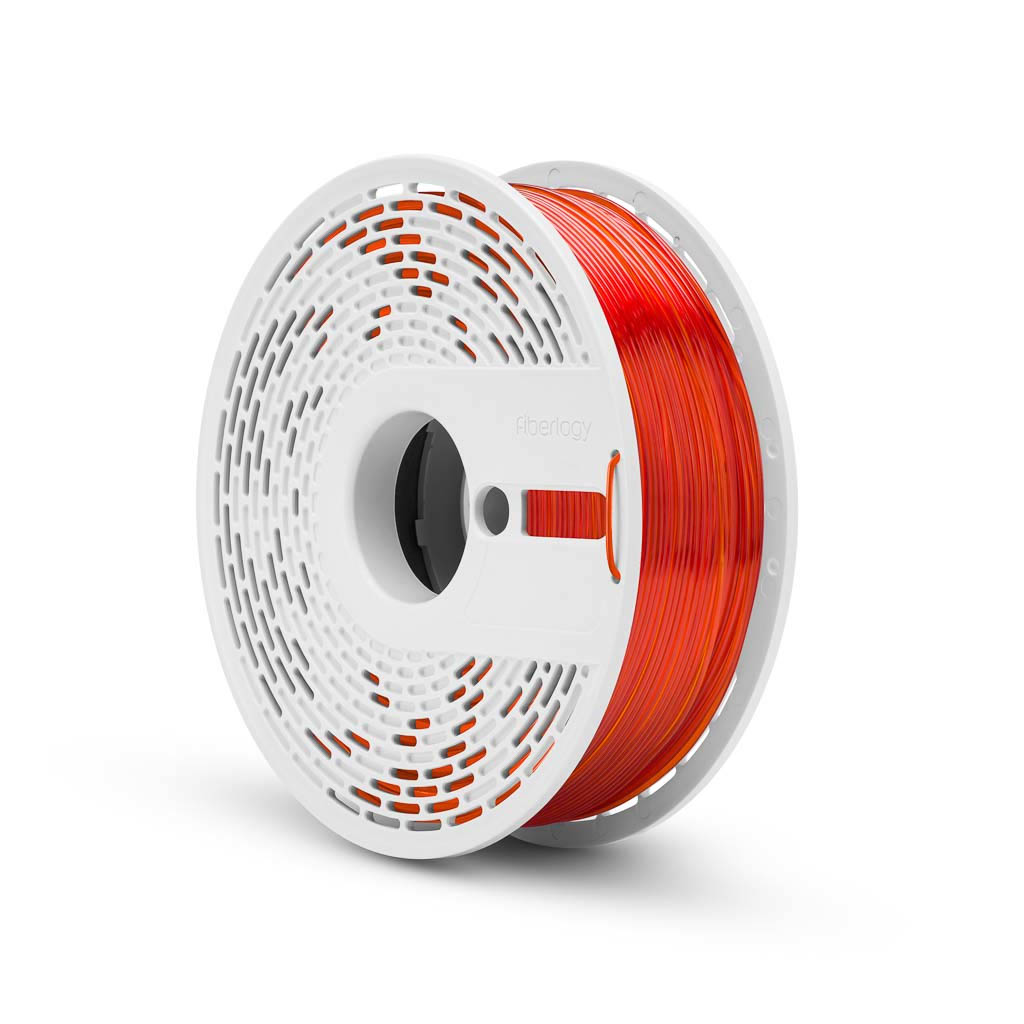 3D filament Fiberlogy Pctg Oranžový průhledný 1,75 mm 0,75 kg