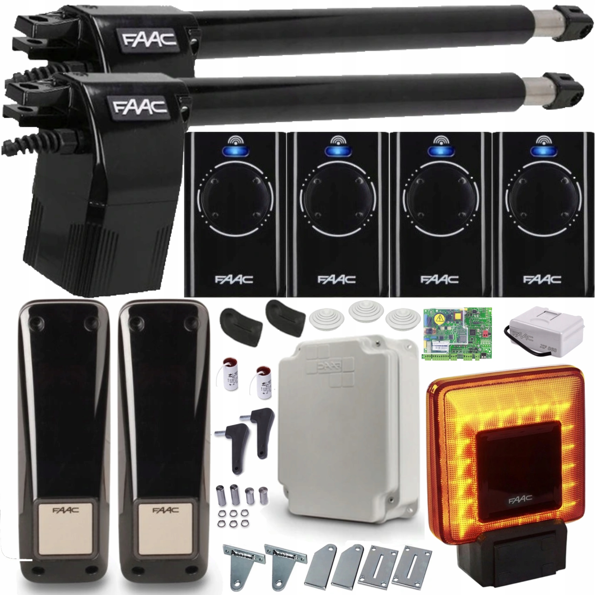 Sada Automatizace Faac Alfa 414 4xPILOT Lampa Xled