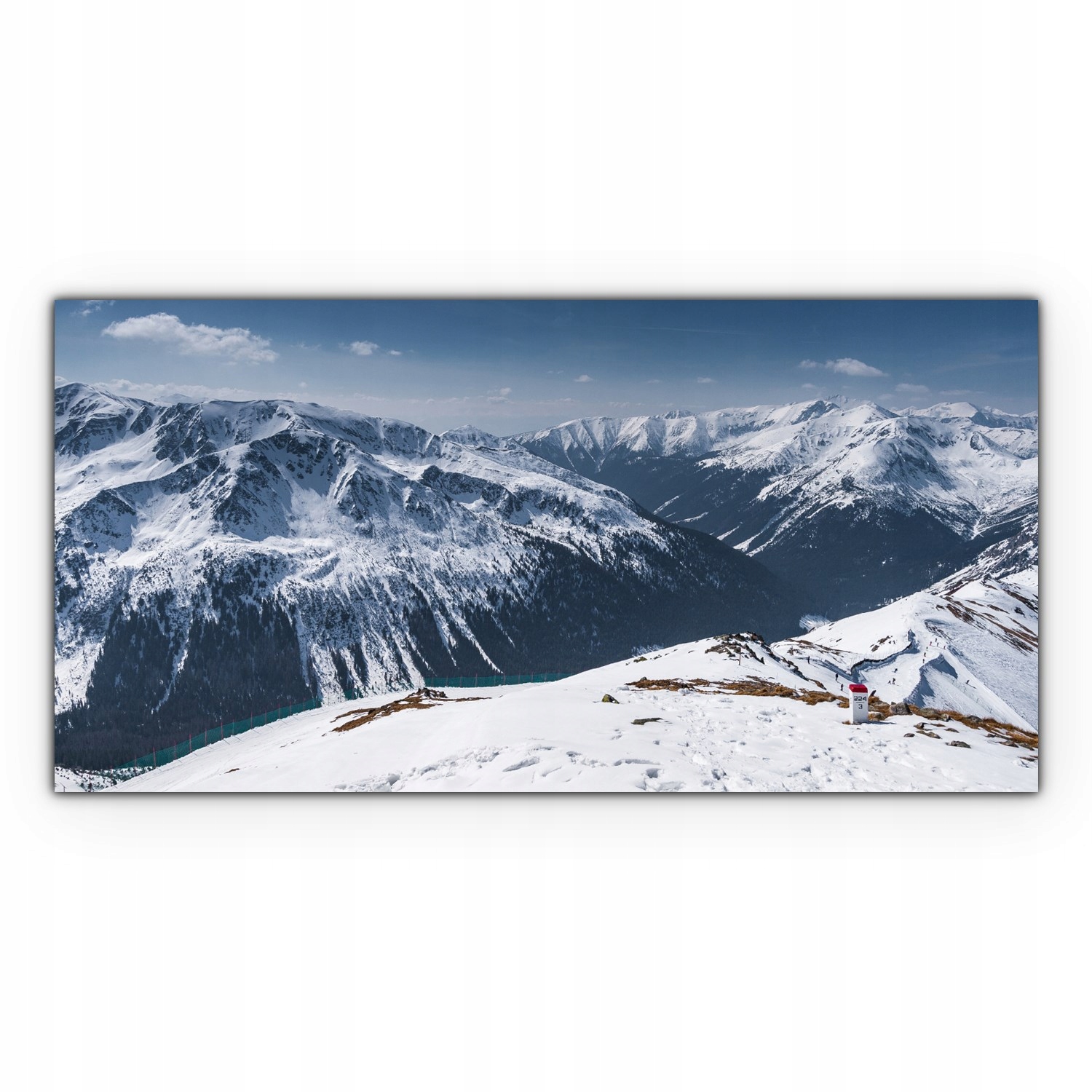 

Obraz na płótnie z foto 140x70 Zima Góry Krajobraz