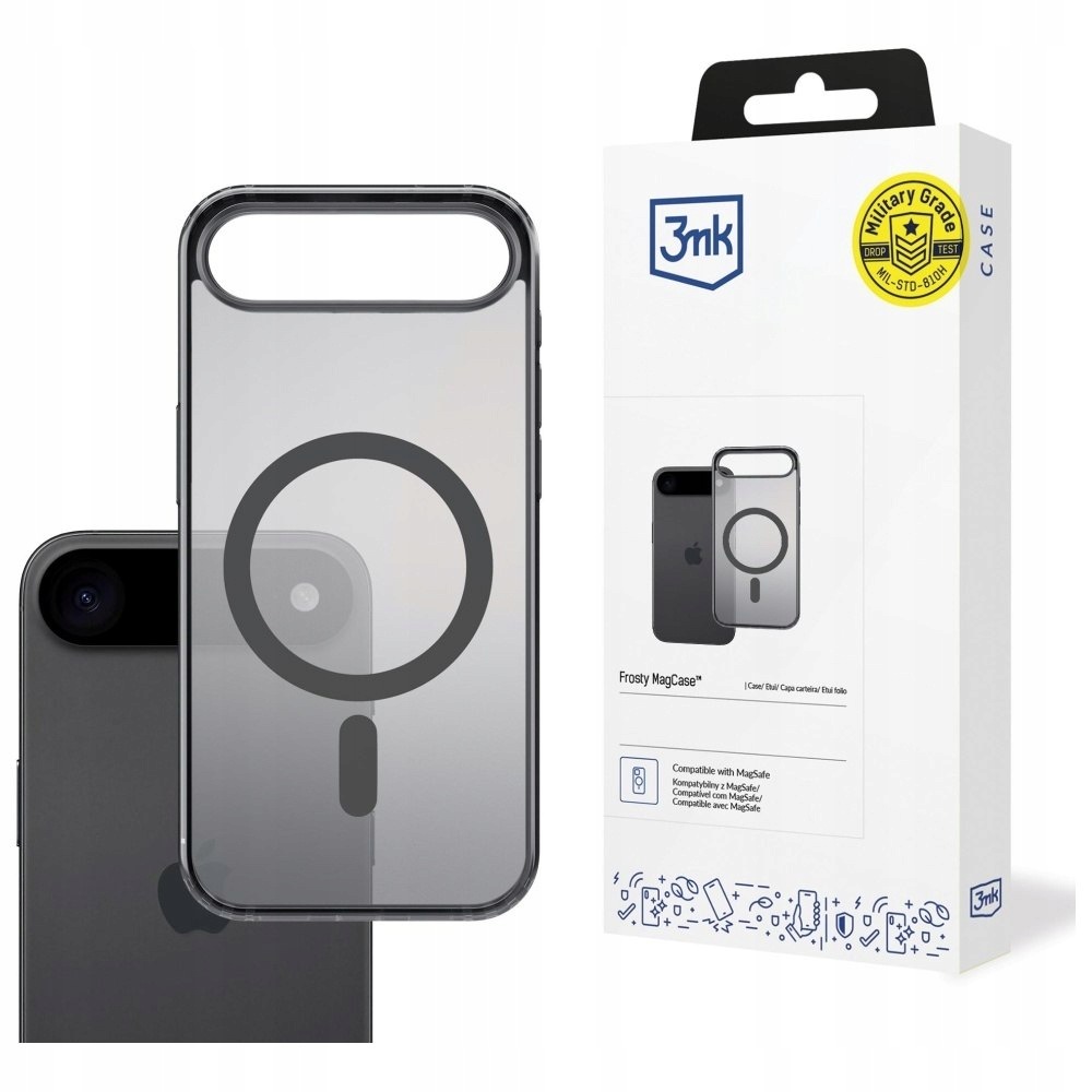 Etui 3MK Frosty MagCase do Apple iPhone Air czarny