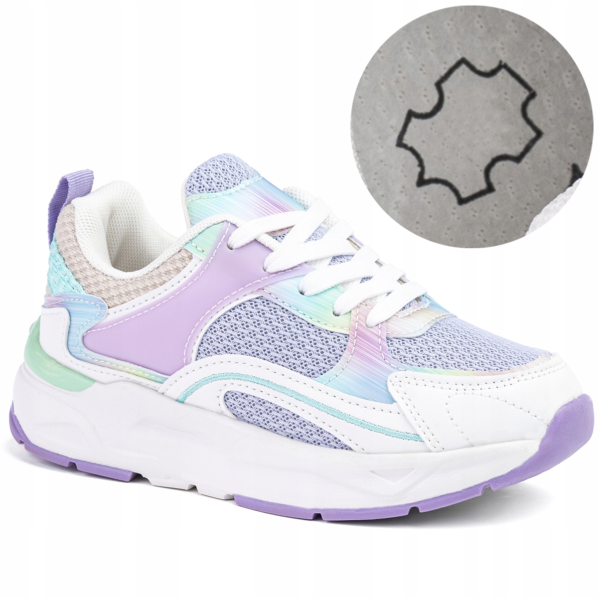 Buty sportowe sneakersy w.SKÓRA Lekkie miękkie Wojtyłko 35
