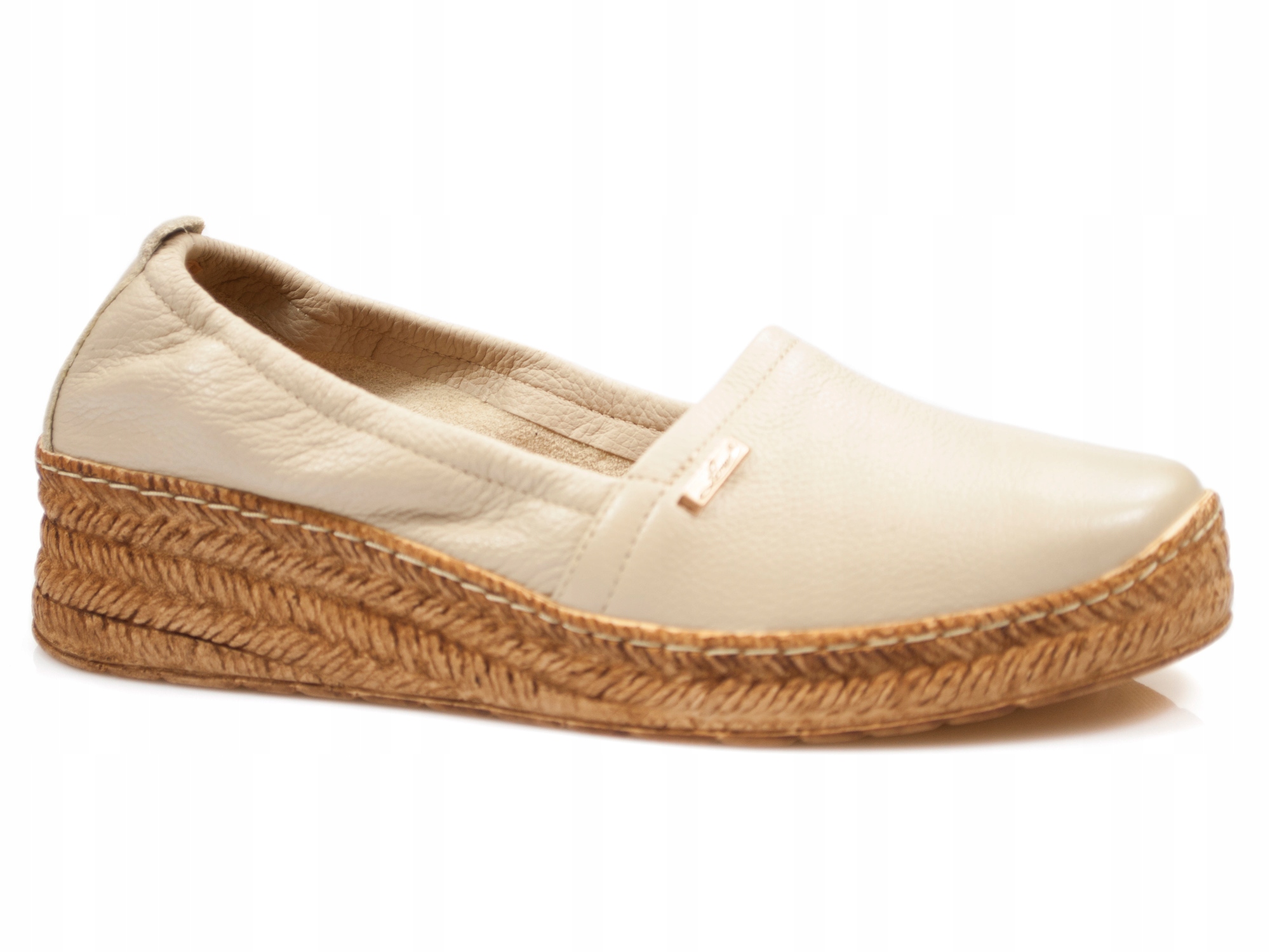 

espadryle damskie Lemar skóra półbuty lordsy buty
