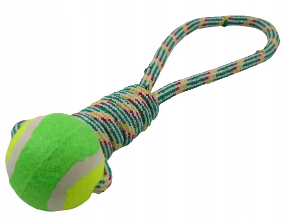 

Zabawka dla psa Gryzak Sznur Aport piłka 35cm