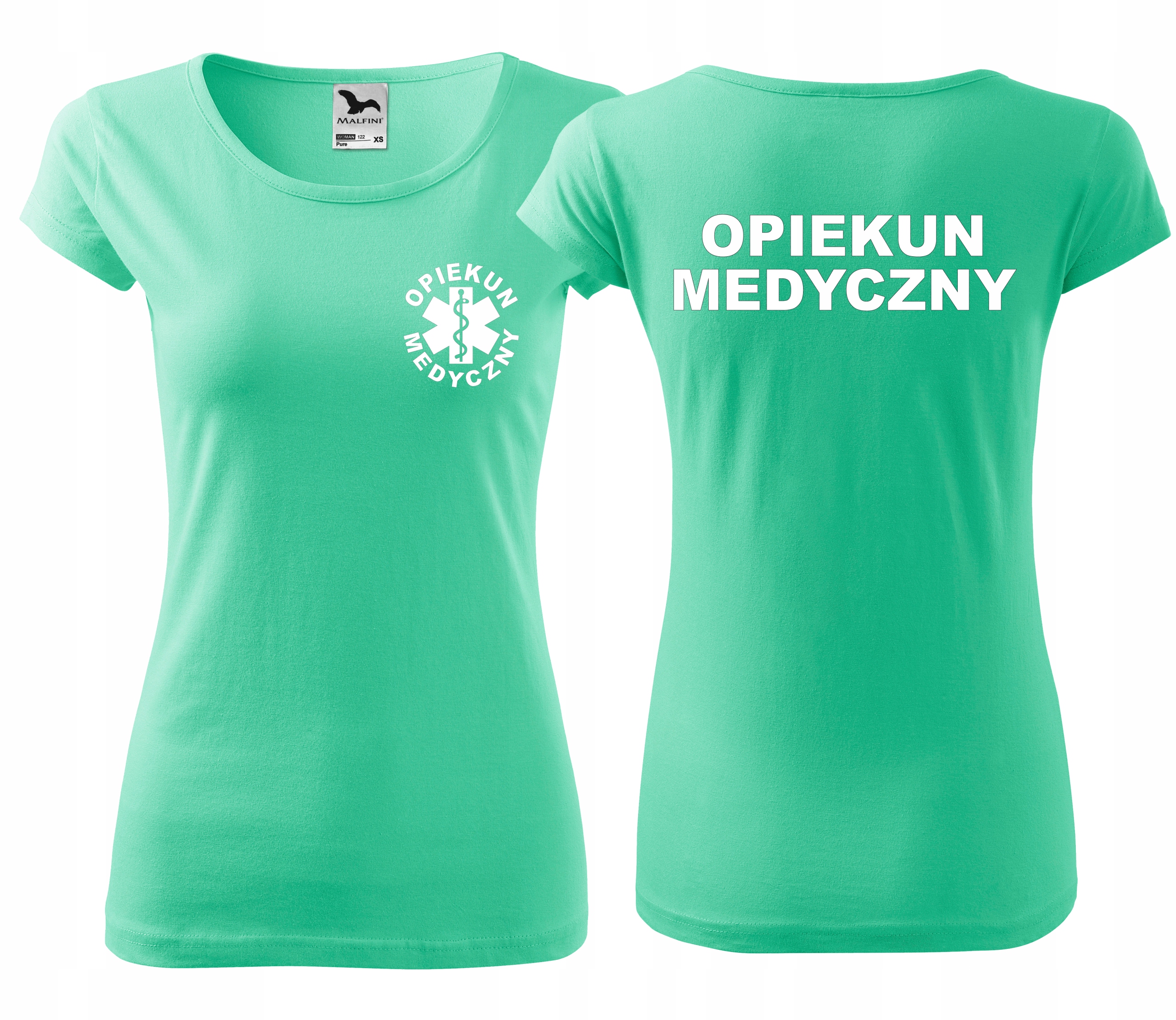 

koszulka Opiekun Medyczny eskulap z nadrukiem L