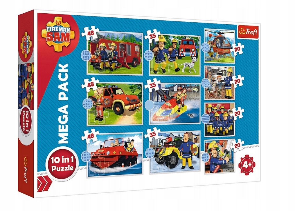 

Puzzle 10W1 Poznaj Ekipę Ratunkową Strażak Sama