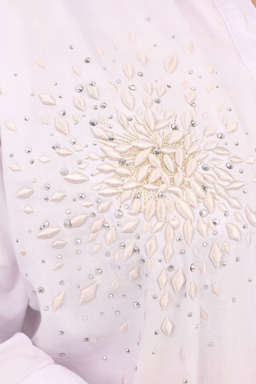 KOSZULA DAMSKA DUŻE ROZMIARY ELEGANCKA DŁUGA OVERSIZE STYLOWA GŁADKA Rozmiar 46