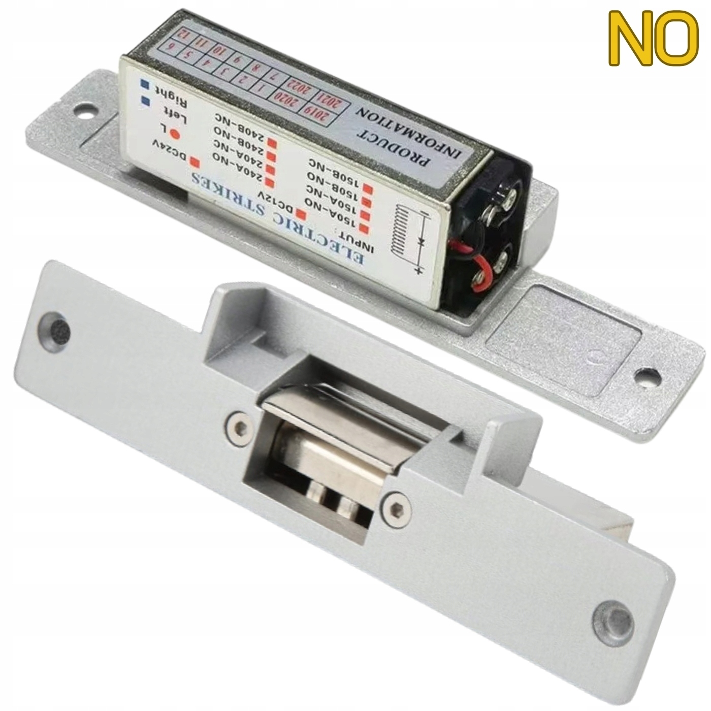 Kazeta Elektrozámek Zámek Elektrický 12V Pro Bránu 1501B No