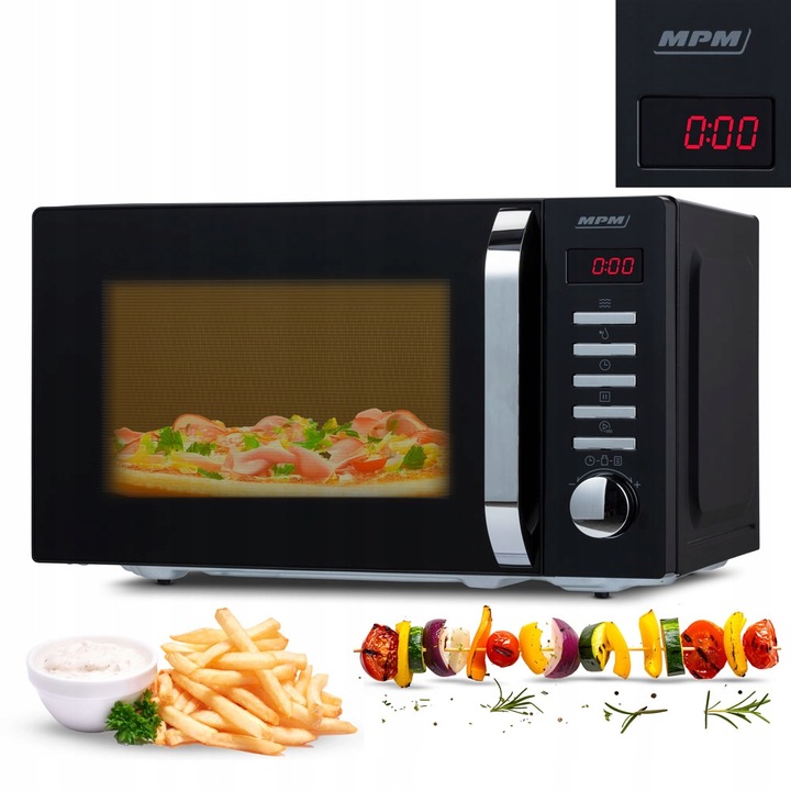 Kuchenka mikrofalowa wolnostojąca Mpm MPM-20-KMT-05 1050W czarna