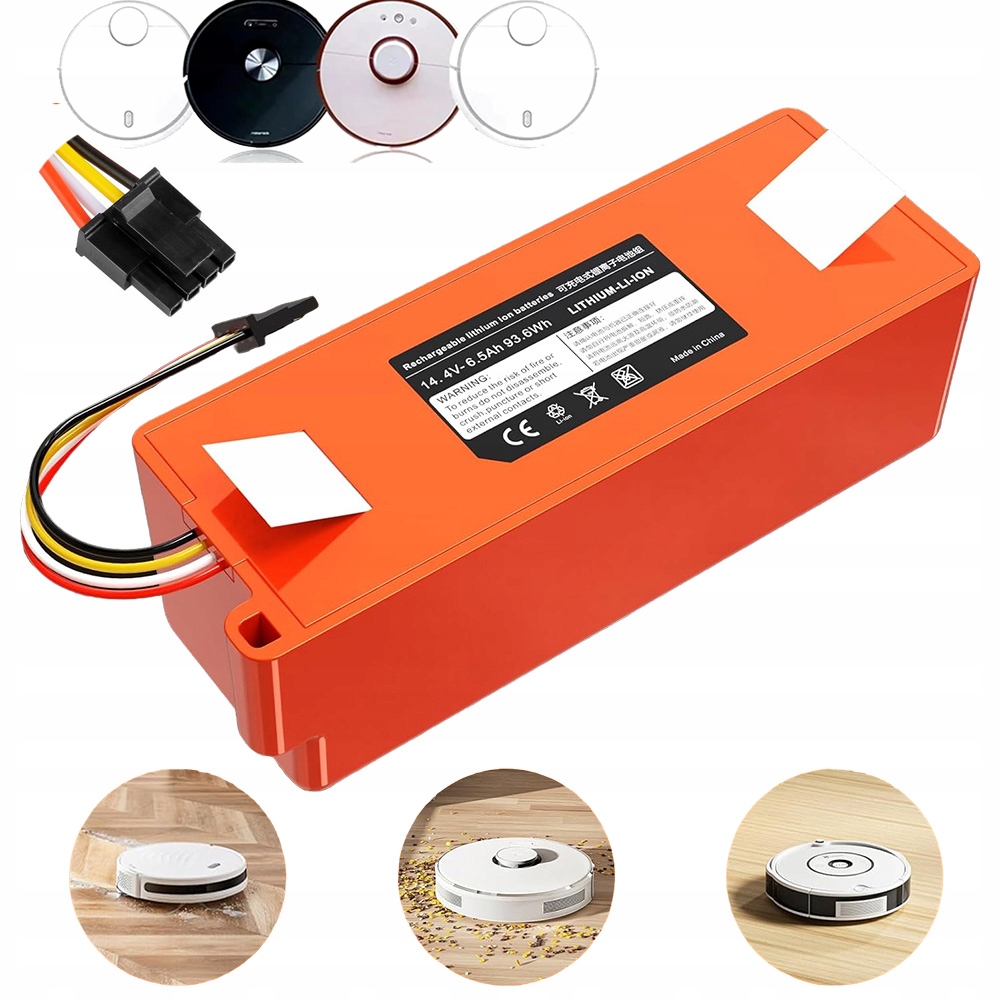 Baterie Akumulátor Pro Vysavač Xiaomi Roborock S50/S51/S55 6500MAH Výkonná