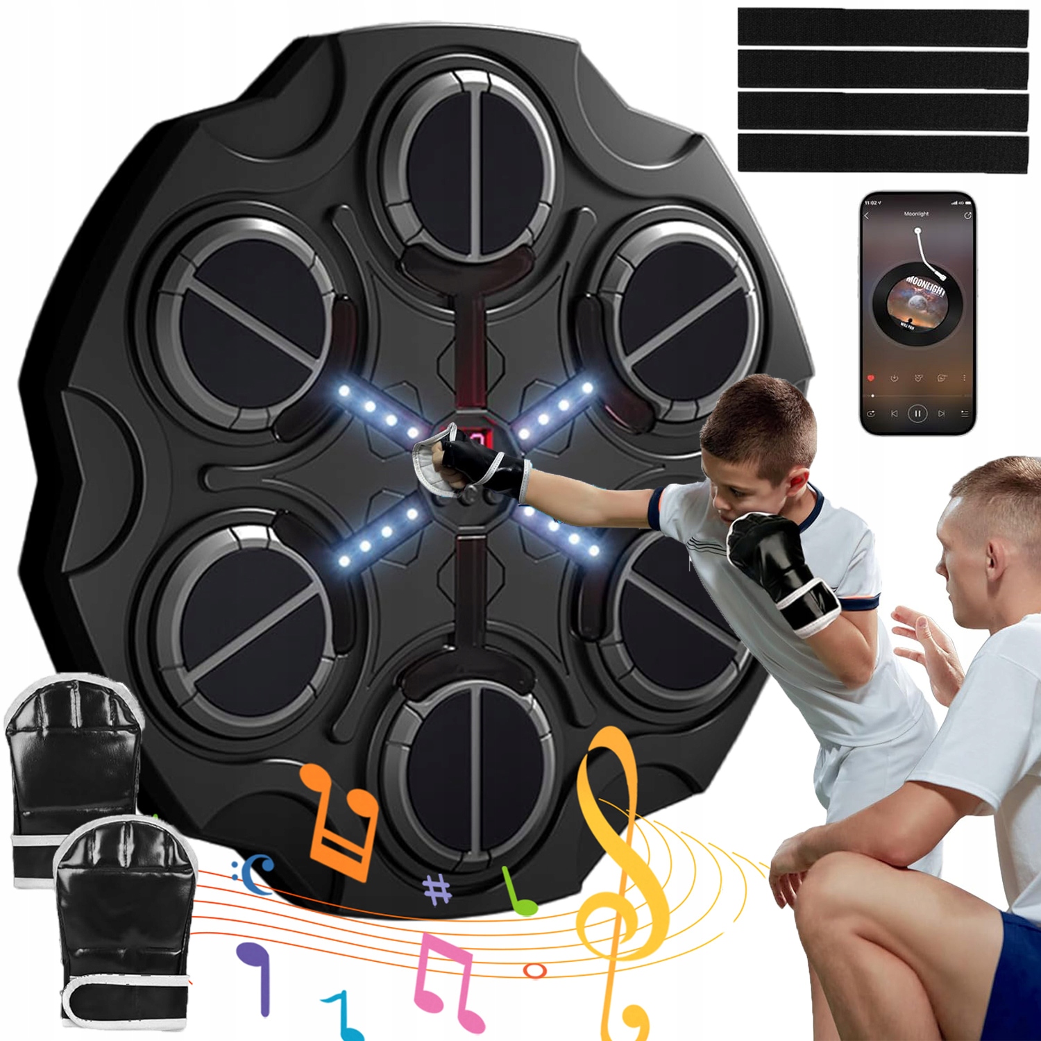 Inteligentní Bluetooth Hudební Elektronický Boxer, Boxerský Štít