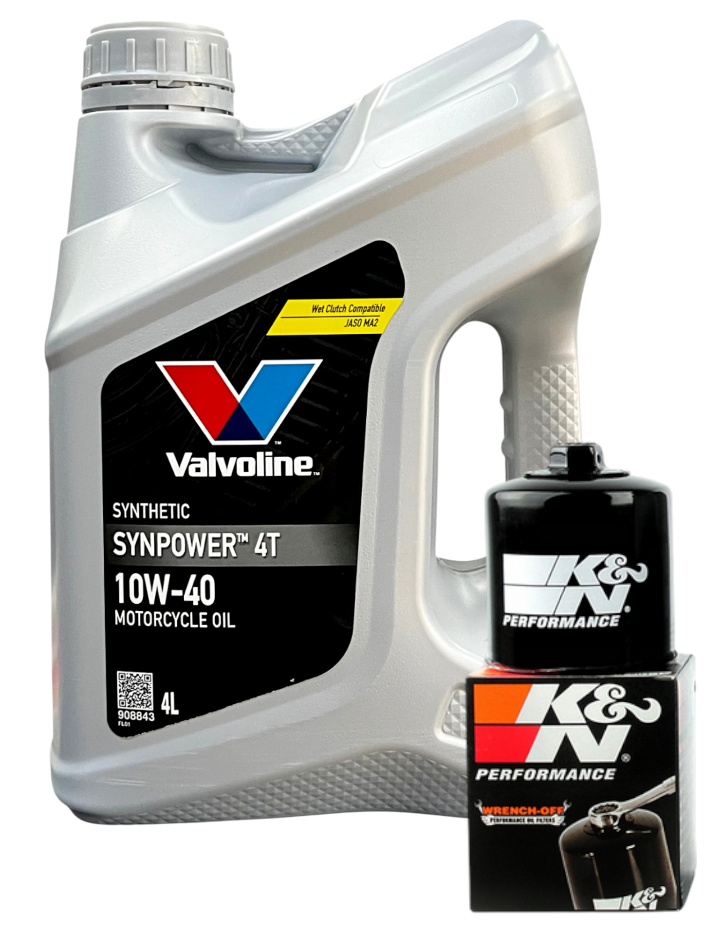 Olej Valvoline Synpower 10W40 4L Filtr K&n