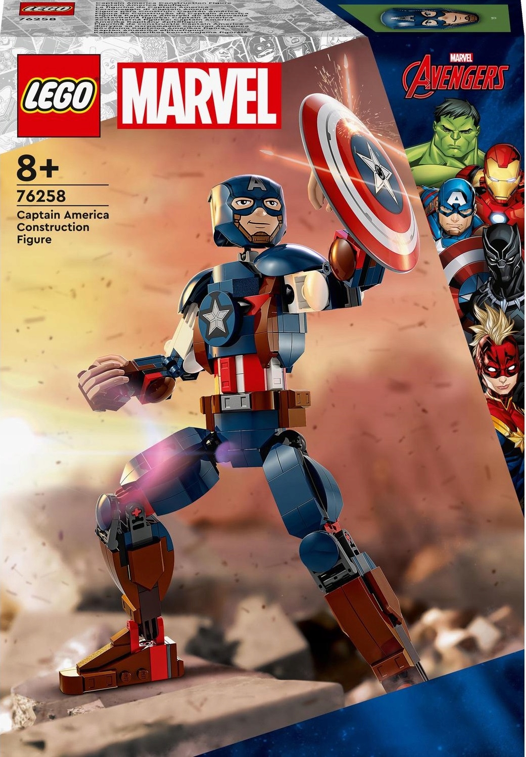 Lego Marvel 76258 Figurka Kapitána Ameriky