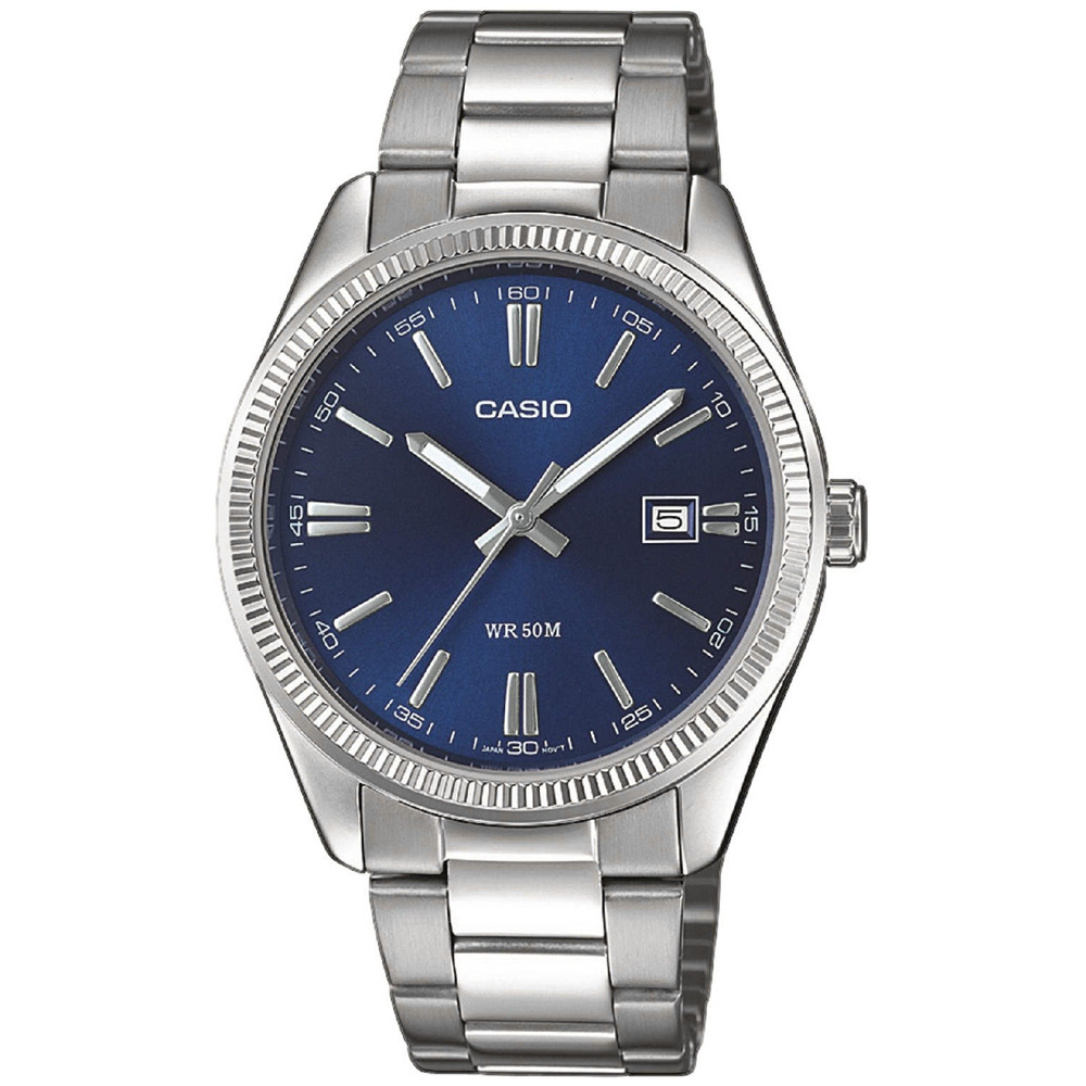 Pánské Hodinky Casio MTP-1302PD-2AVEF stříbrný náramek