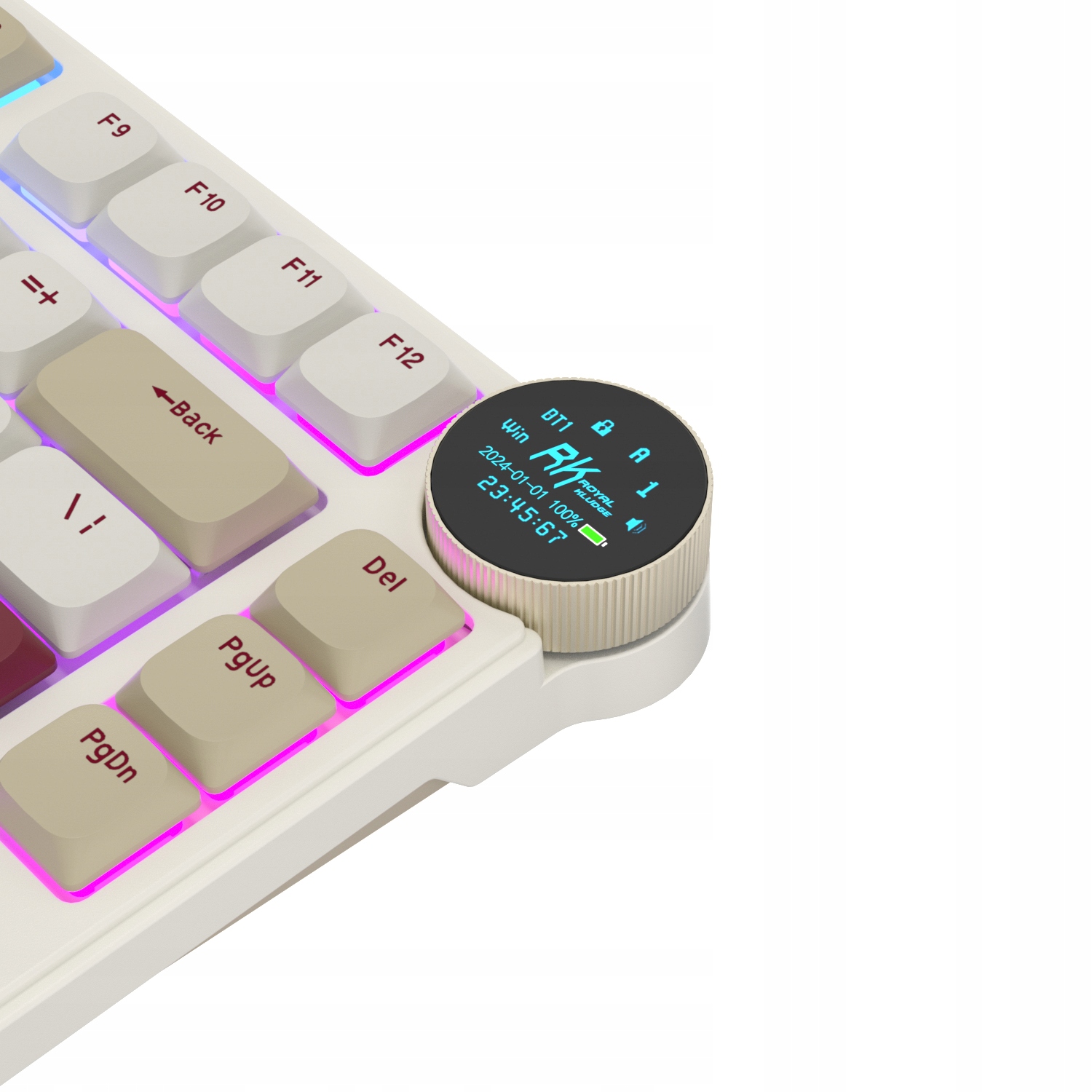 ROYAL KLUDGE RK N80 Rosy Clouds Gaming Keyboard Brown switch — 8