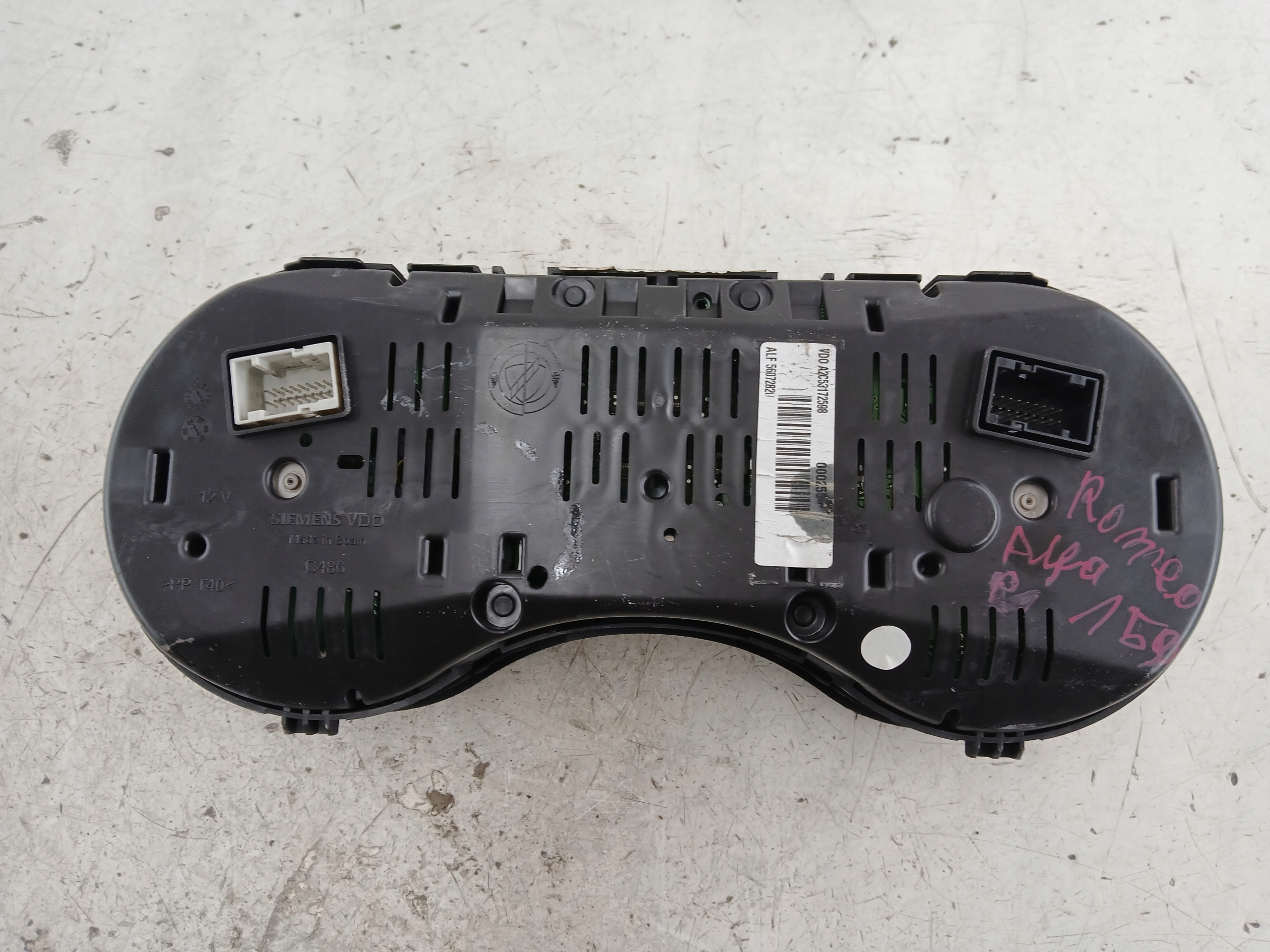 ALFA ROMEO 159 1.9 JTD dials dials 56072820