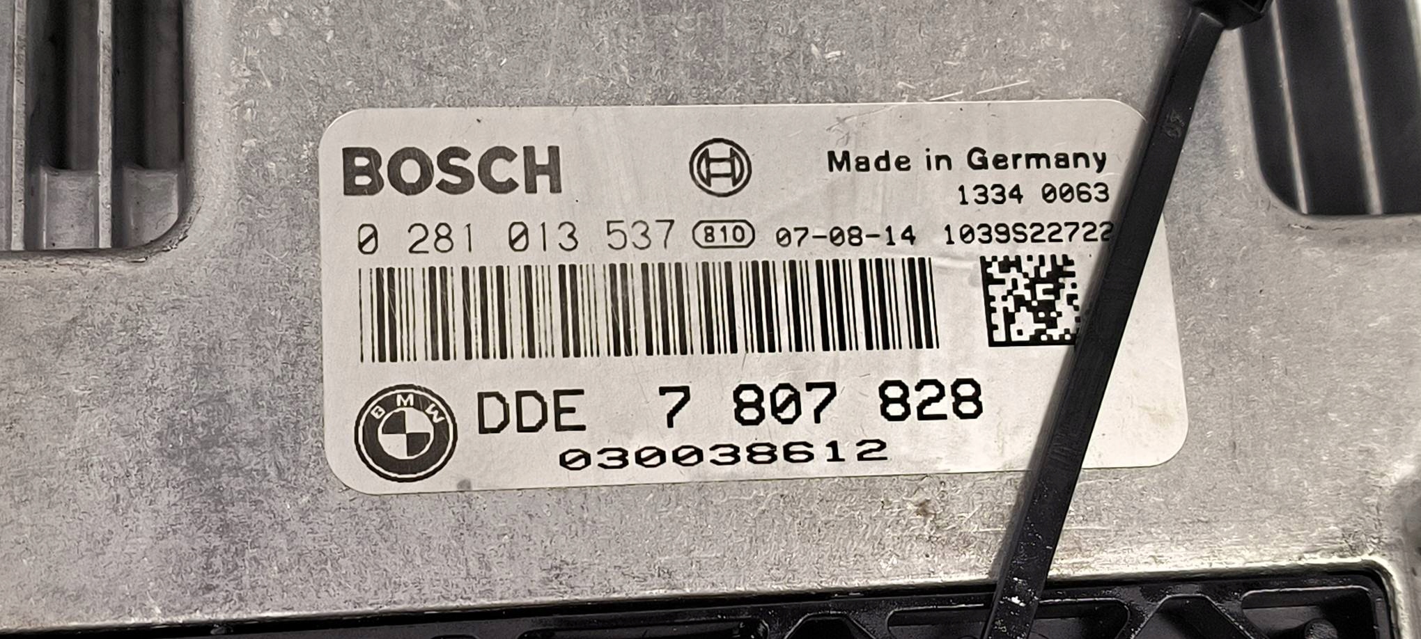 computer Motore ECU 0281013537 BMW SERIA e E87 118