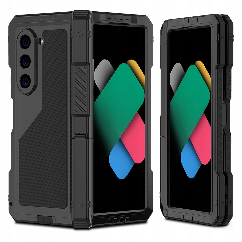 Pancéřové hliníkové Pouzdro pro Galaxy Z Fold6 s fólií na vnější displej