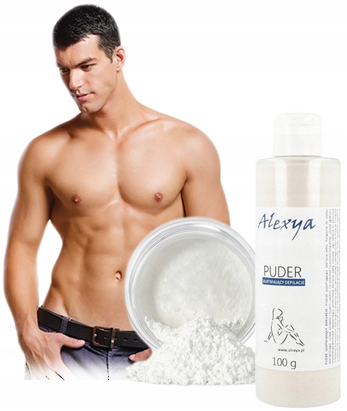 Preparat puder do depilacji intymnej łagodzi podrażnienia DUŻĄ SKUTECZNOŚĆ