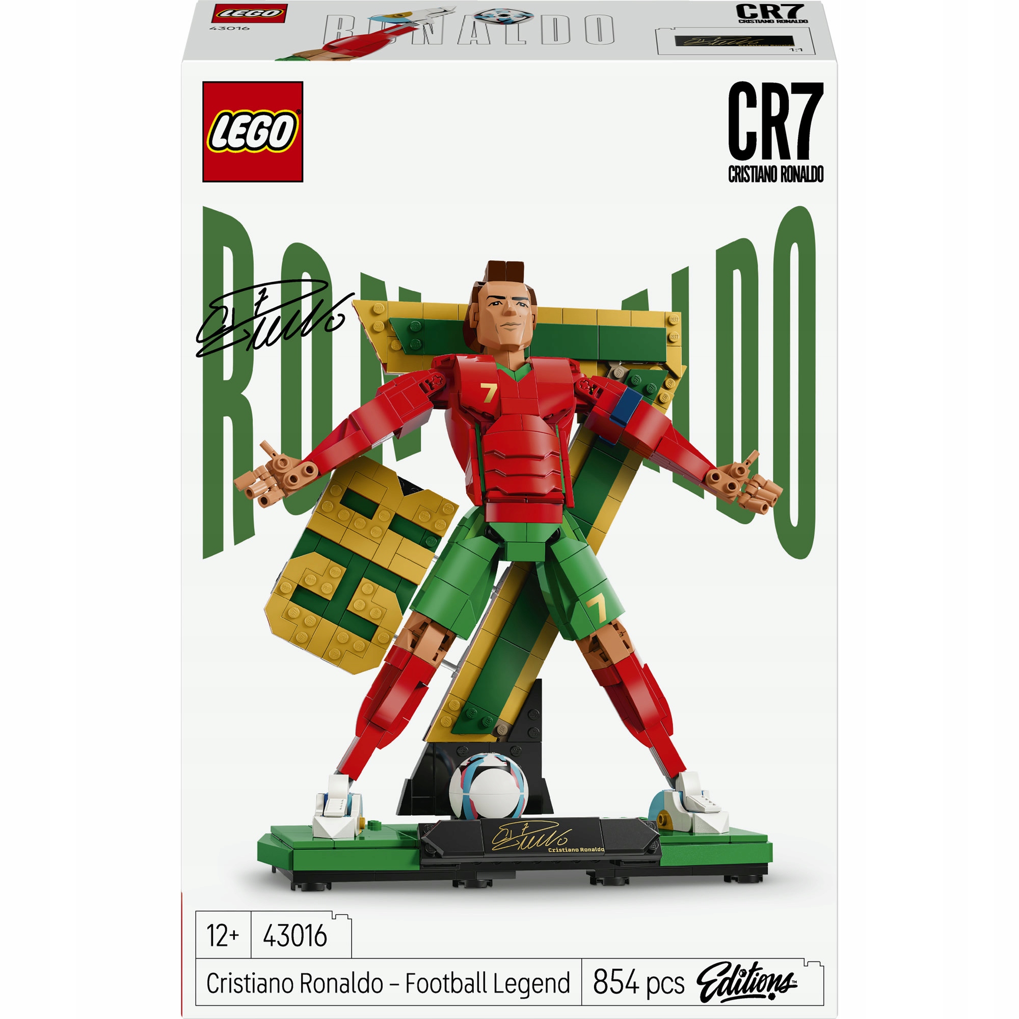 Lego Editions Football 43016 Cristiano Ronaldo fotbalová legenda
