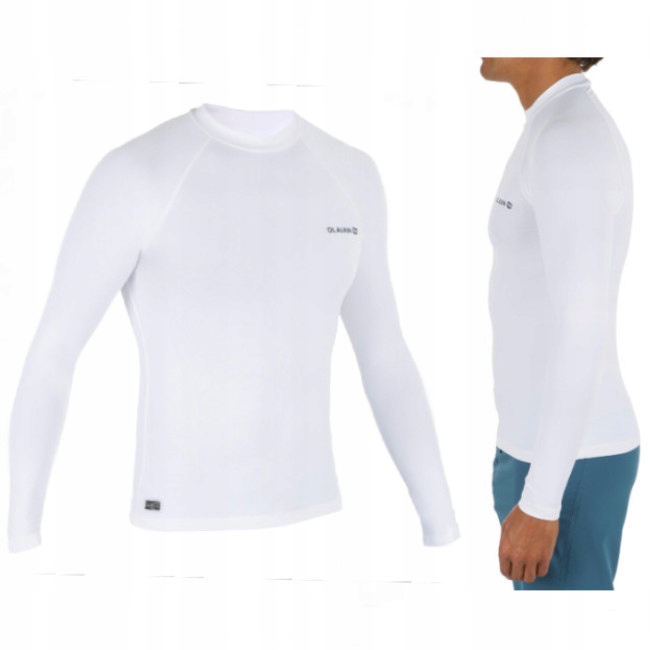 KOSZULKA MĘSKA DO PŁYWANIA OCHRONA ANTY UV UPF50+ TOP SURFING