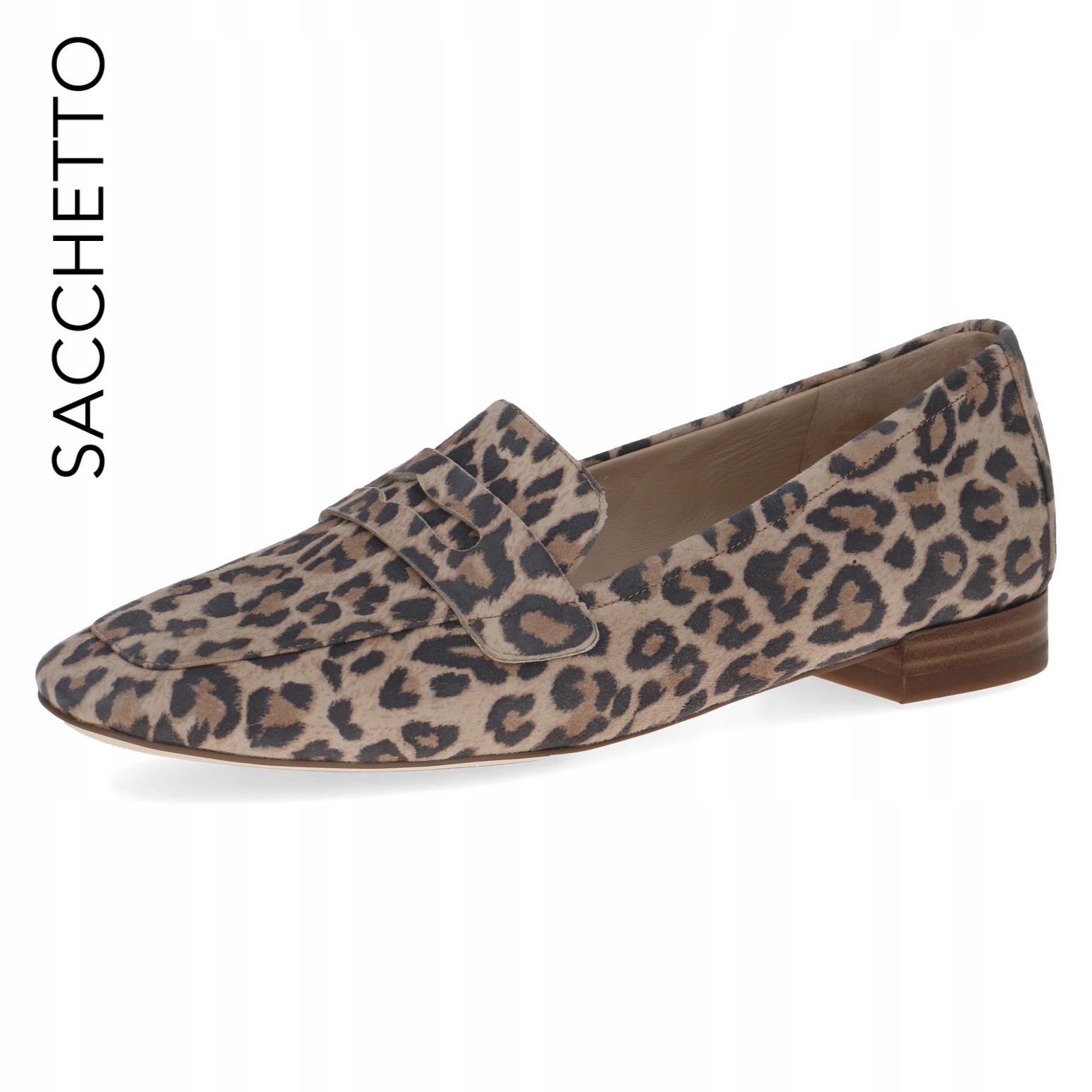 Peter Kaiser polobotky/mokasíny s leopardím vzorem Catania [74240-44-458] vel. 42