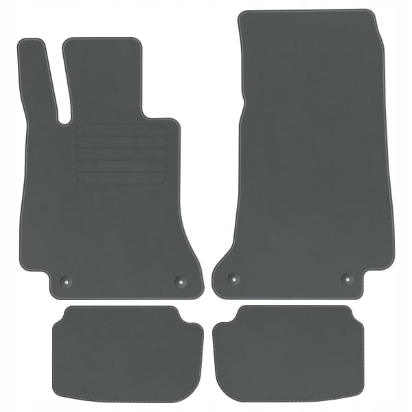 Mercedes E-class C238 2017 2023 Coupe velurové koberce Šedý Prem