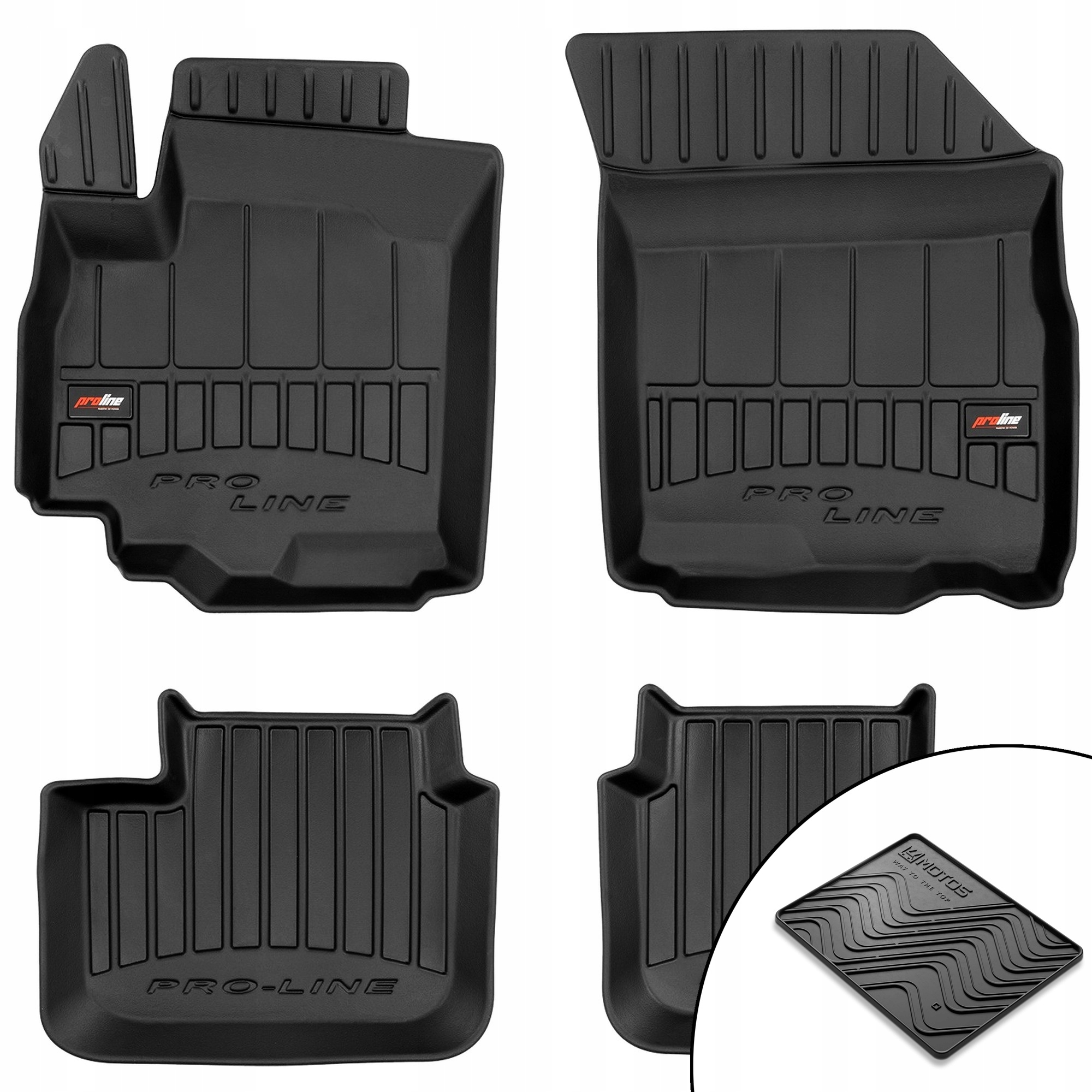 Gumové 3D koberce Suzuki Swift IV 2004-2010 rohož bonus