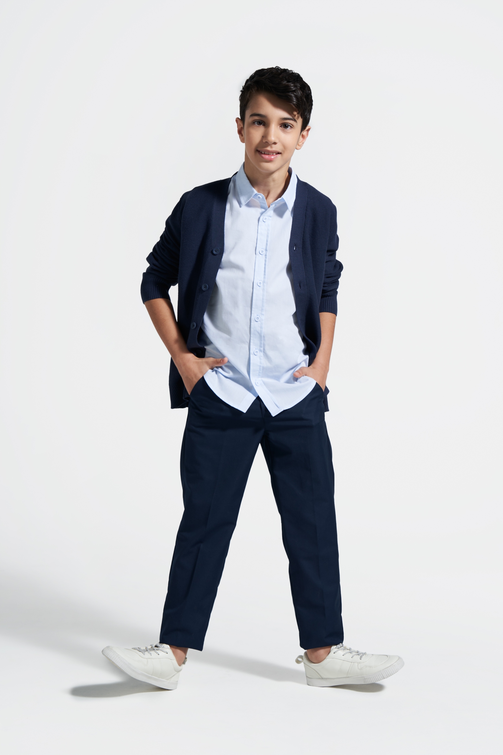 Sweter Rozpinany Dla Chłopca 128 Grantowy Coccodrillo WC4 Marka Coccodrillo