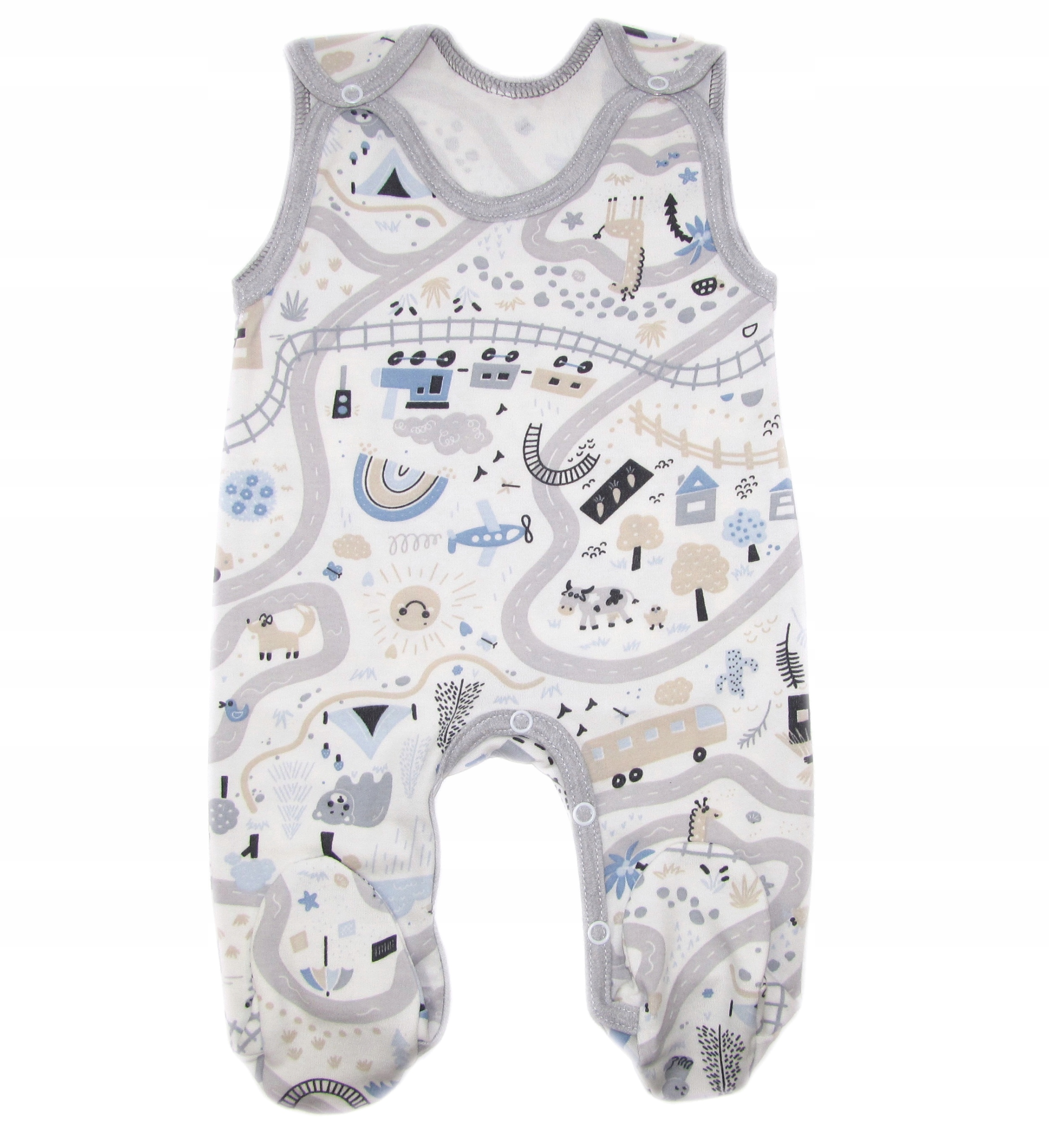 ŚPIOCHY NIEMOWLĘCE ŚPIOSZKI BAWEŁNIANE r.56 /81a/ Marka kaia-baby