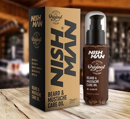 Nishman Olejek Arganowy Do Brody i Wąsów 75 ml EAN (GTIN) 8682035080145