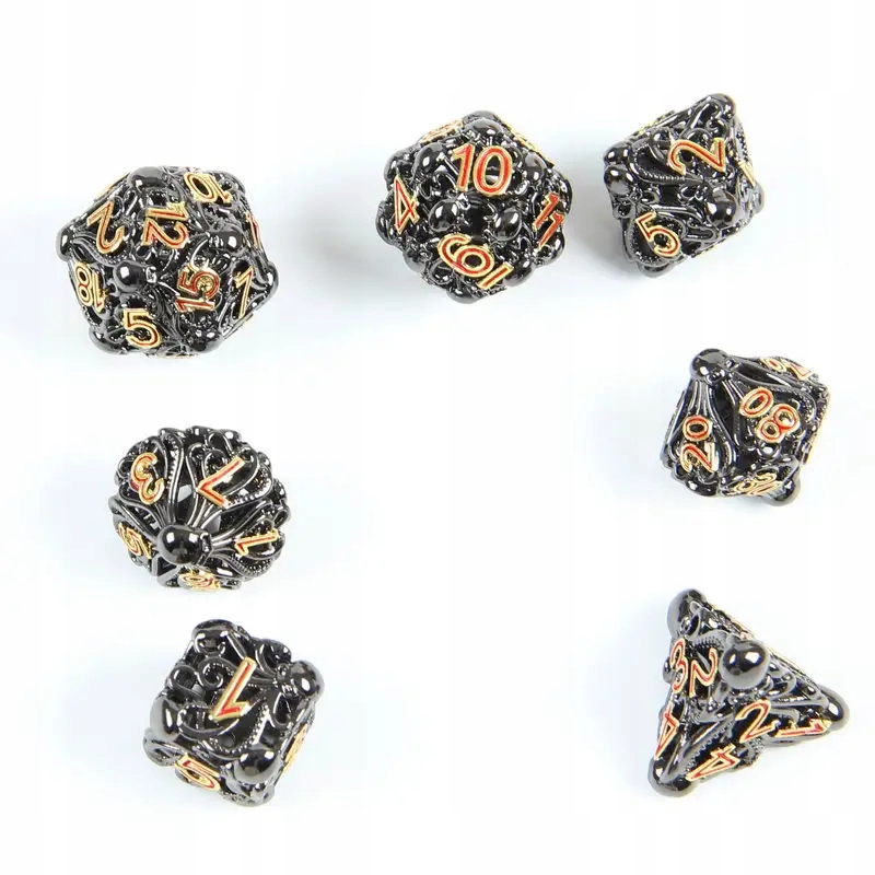 MORSKI POTWÓR ZESTAW 7 METALOWYCH KOŚCI RPG Producent RGFK