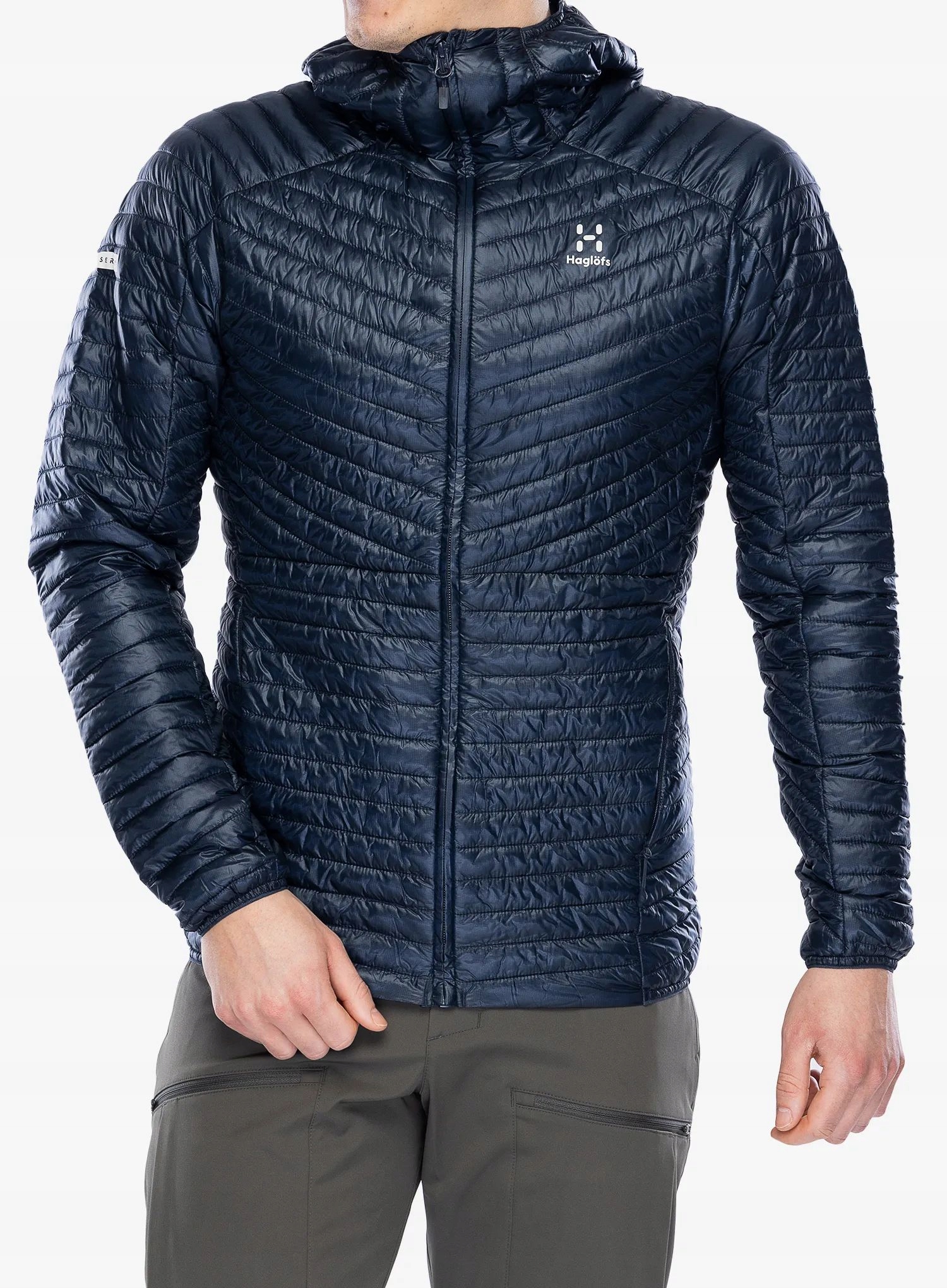 Zateplená bunda Haglofs L.I.M. Mimic Hood tarn blue M