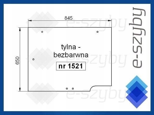 sklo Case kabina XL zadní s rozevřením