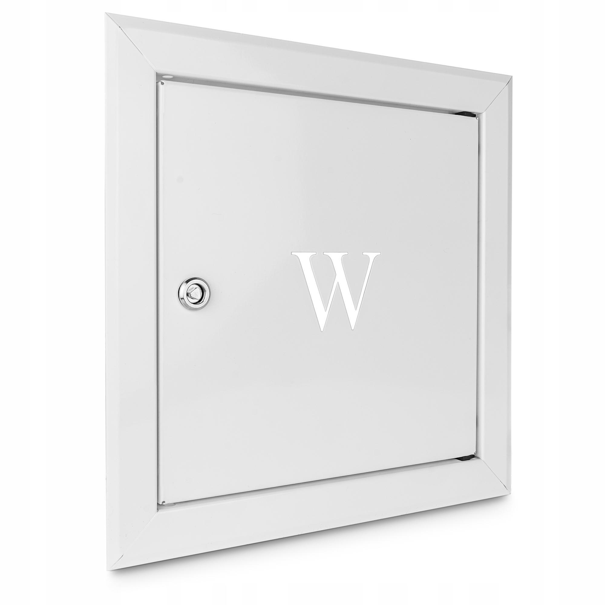 Dvířka Voda Vodní ventil bílý 20x20cm s klíčem