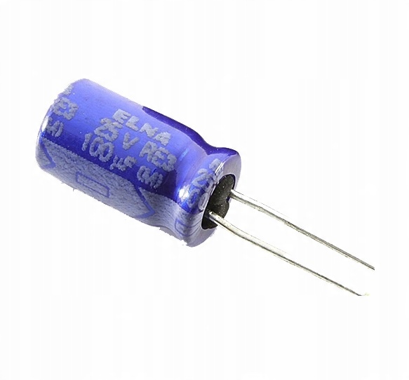 

RE3-25V101M Kondensator 100uF 25V 5x12MM 85°C