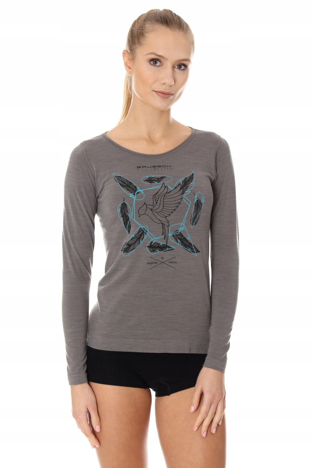 KOSZULKA MERINO BRUBECK OUTDOOR WOOL PRO S