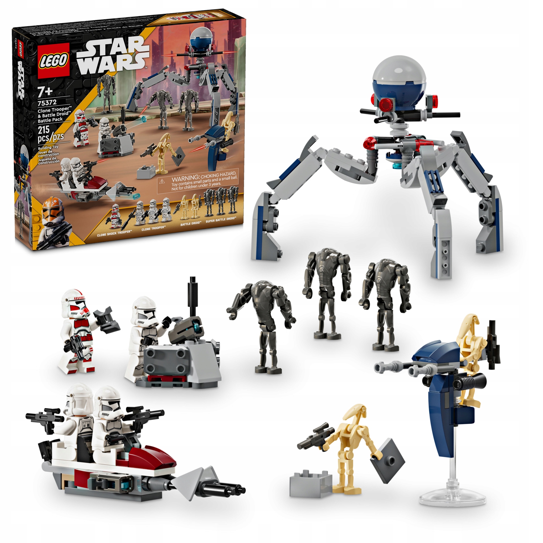 Lego Star Wars Bojová sada s vojákem klonové armády bojovým droidem 75372