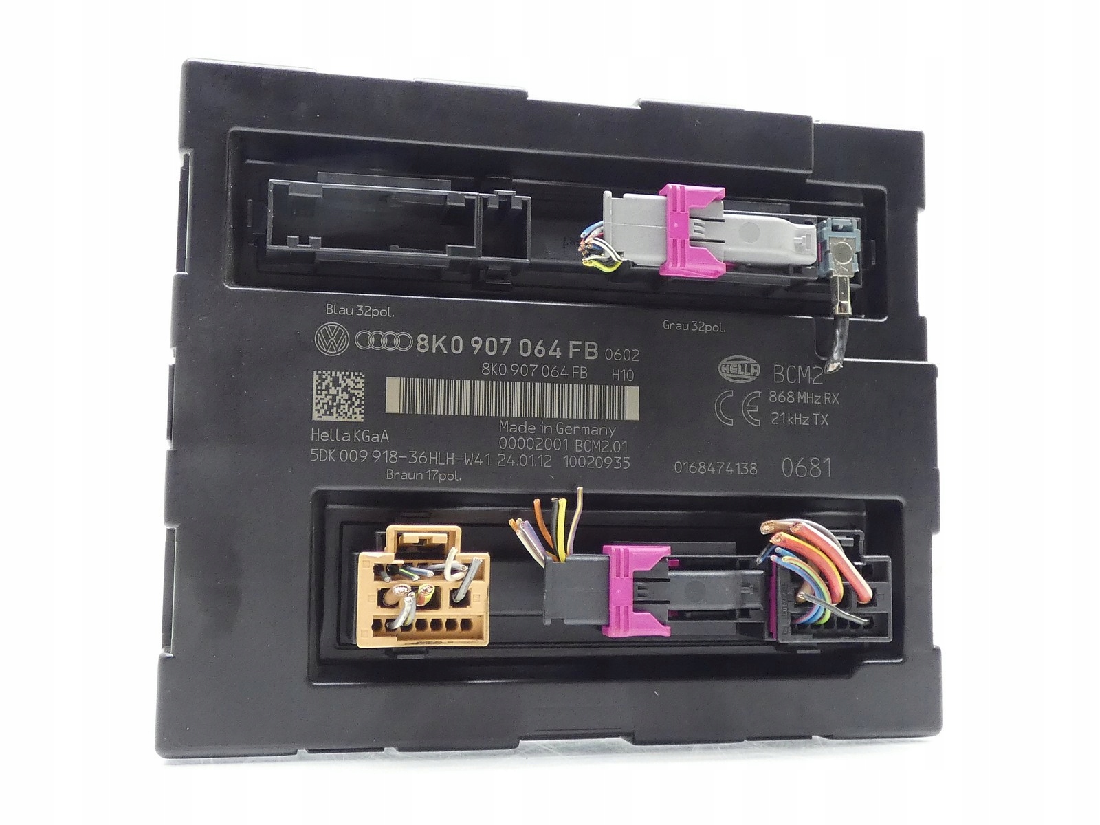 module control unit KOMFORTU AUDI A4 B8 A5 8T LIFT 8K0907064FB
